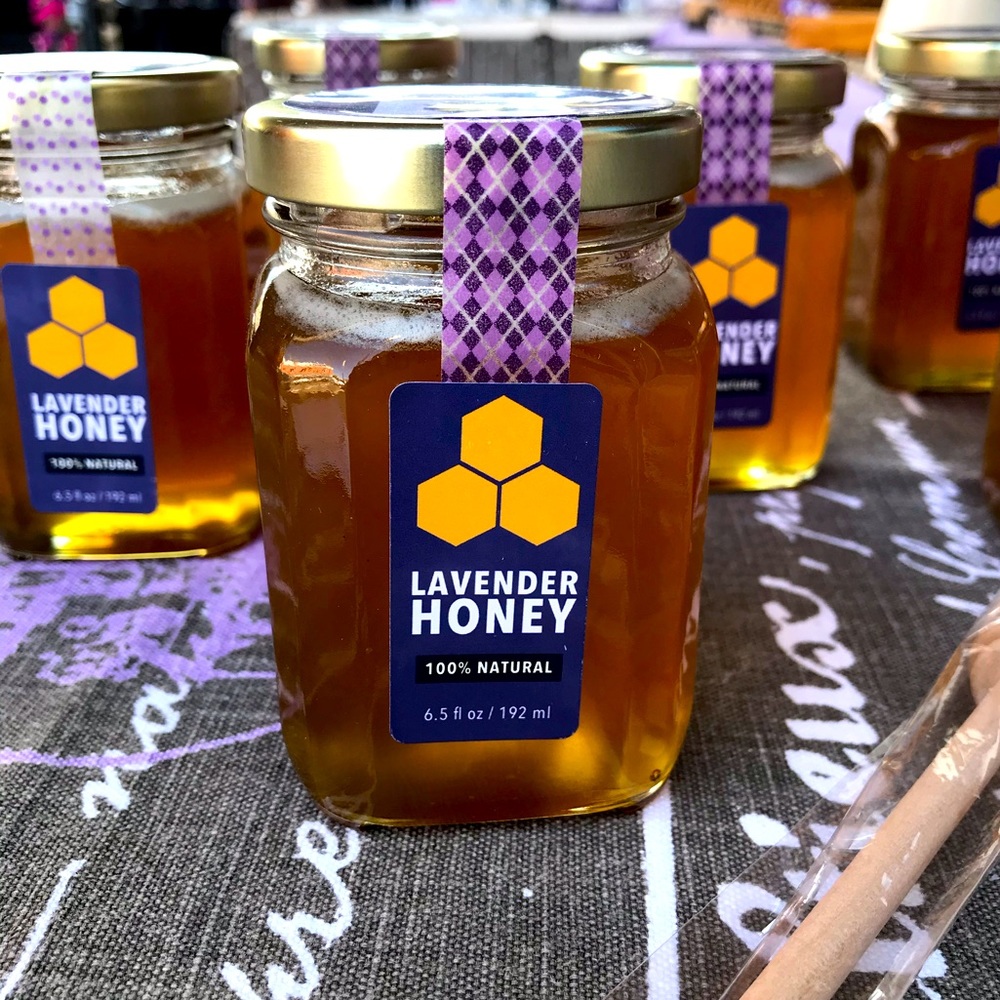 COPY - Lavender Honey fresh new raw honey from Cache Valley Utah.